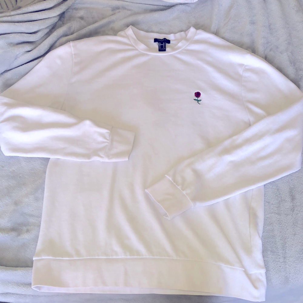 Forever 21 Men’s Rose Crewneck